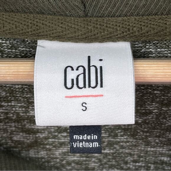 Cabi #4016 Olive Green Solace Cowl Neck Cinch Back Preppy Comfy Dress Size Small - Picture 12 of 14